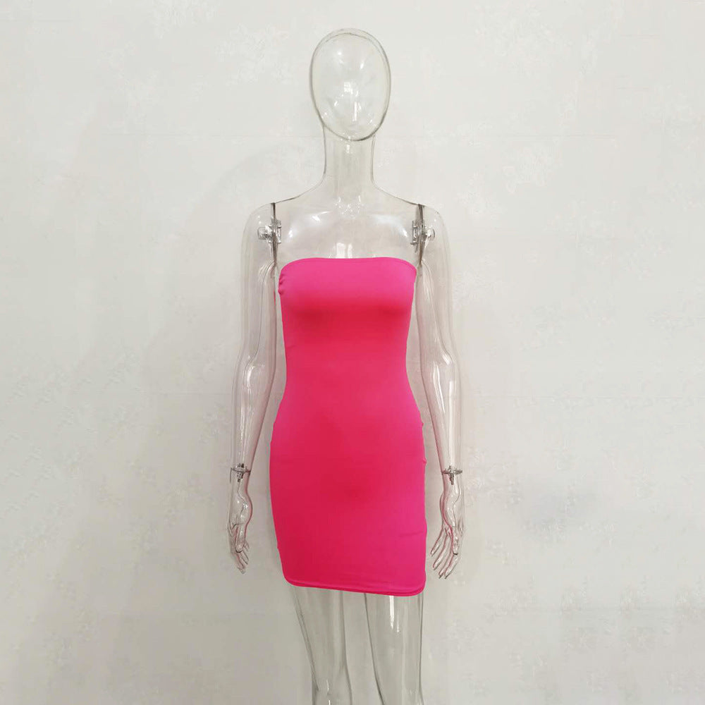 Elegantes One-Shoulder Kleid für Damen – Figurbetontes Mini-Wickelkleid
